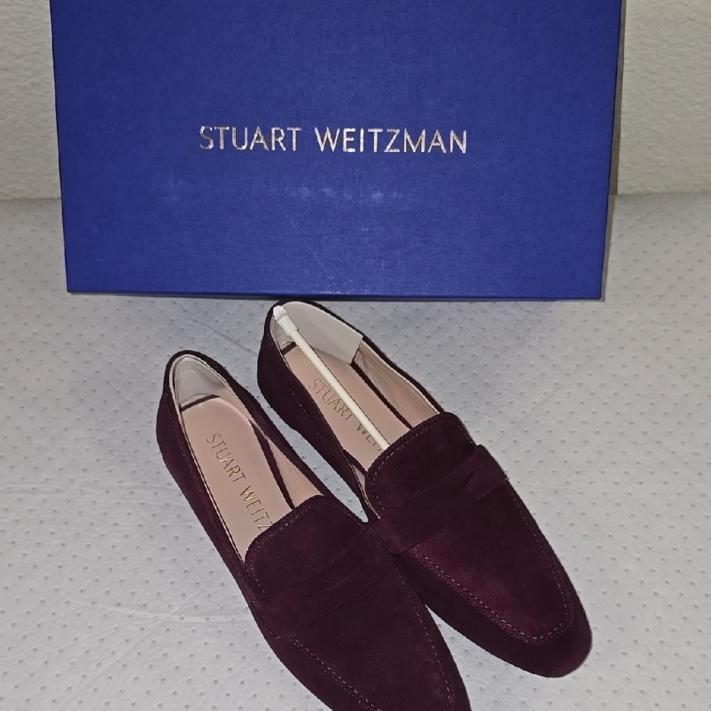 Stuart Weitzman Women's Burgundy Loafers